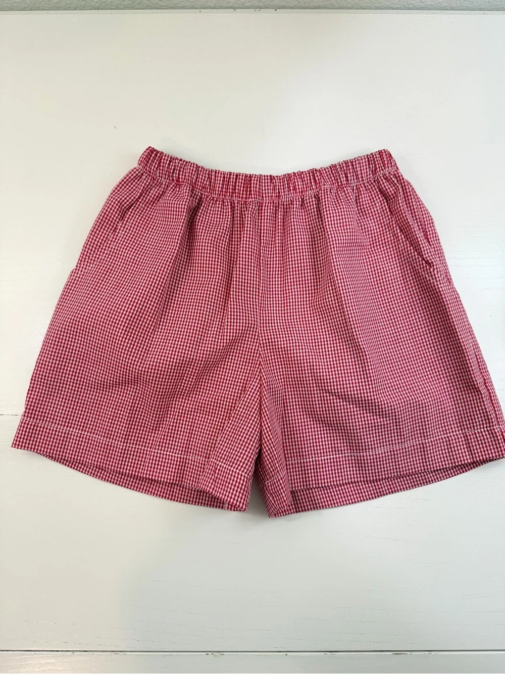 Lullaby Set Polo + Red Gingham Shorts Set 6